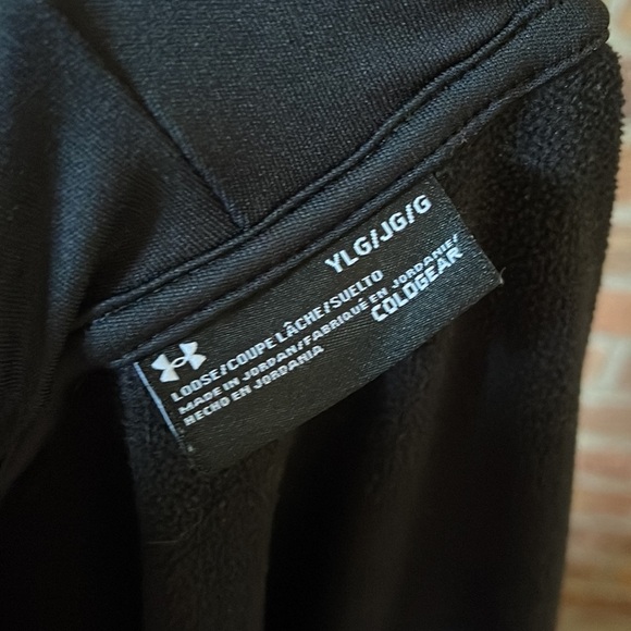 Under Armour Red & Black Full Zip Hoodie - Picture 5 of 5